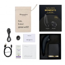 Набор Golden Moments: Womanizer Premium 2 + We-Vibe Chorus, черный