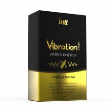 Жидкий интимный гель с эффектом вибрации Vodka, 15 мл