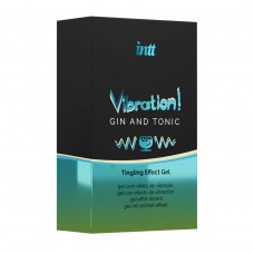 Жидкий интимный гель с эффектом вибрации Gin & Tonic, 15 мл