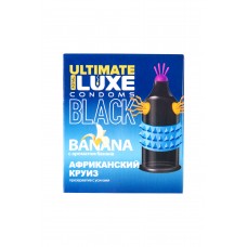 Презервативы Luxe, black ultimate, «Африканский круиз», банан, 18 см, 5,2 см, 1 шт.