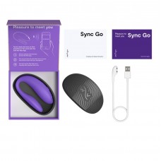 Вибратор для пар c ДУ We-Vibe Sync Go Travel Edition, нежно-фиолетовый