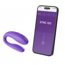Вибратор для пар c ДУ We-Vibe Sync Go Travel Edition, нежно-фиолетовый