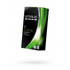 Презервативы Vitalis, premium, увеличенного размера, 19 см, 5,7 см, 12 шт.