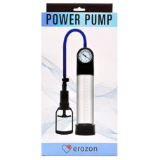 Вакуумная помпа Erozon Penis Pump с поршневым насосом и манометром